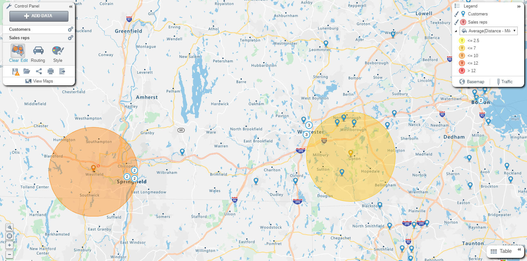 How To Create A Radius Map And Analyze Your Data Espatial