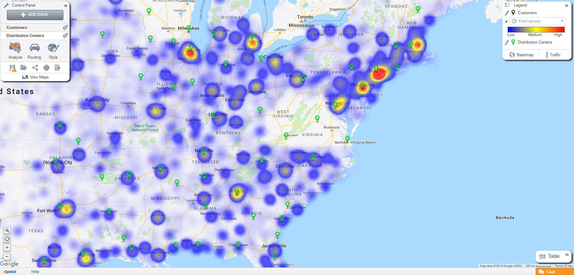 5 Heat Maps for Understanding Retail Data - eSpatial