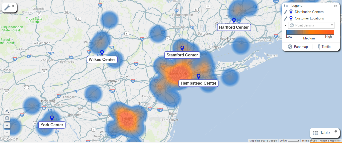 Heat Map Generator Professional Heat Maps In Minutes Espatial 7844