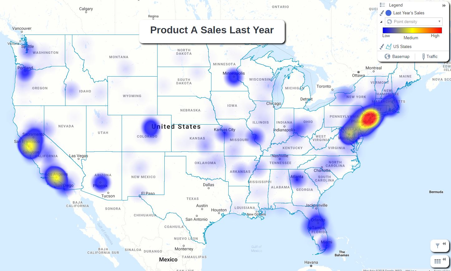 Heat Map Generator Professional Heat Maps In Minutes Espatial 9502