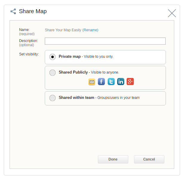 Keep your maps private