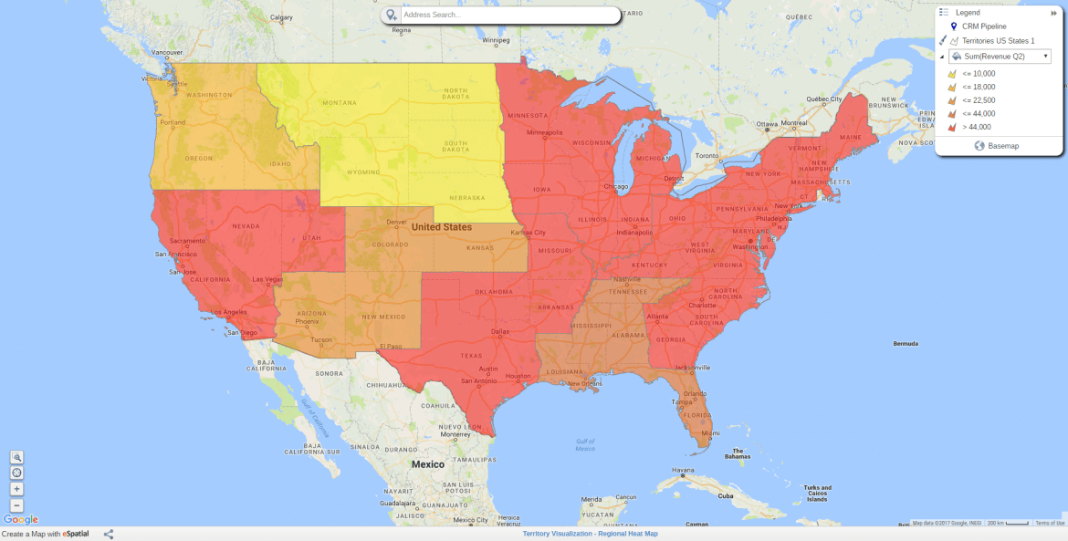 Regional Heat Maps