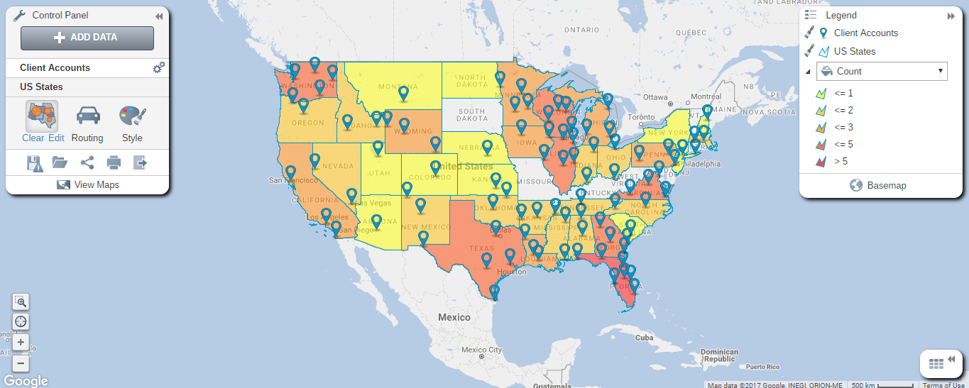 Heat Map Generator Professional Heat Maps In Minutes Espatial 7934