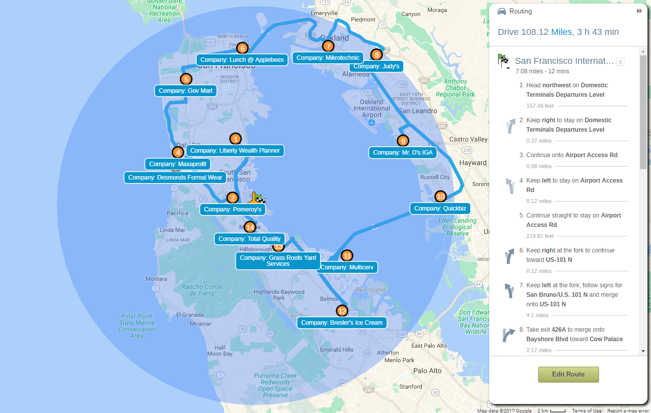 Route Optimization