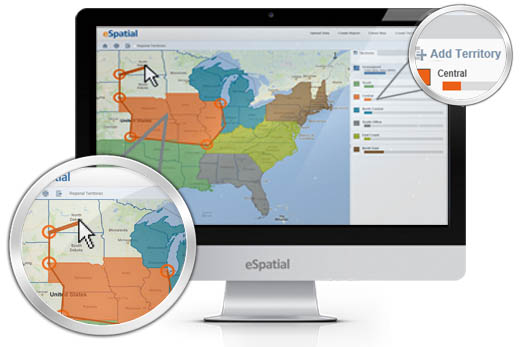 Territory mapping software