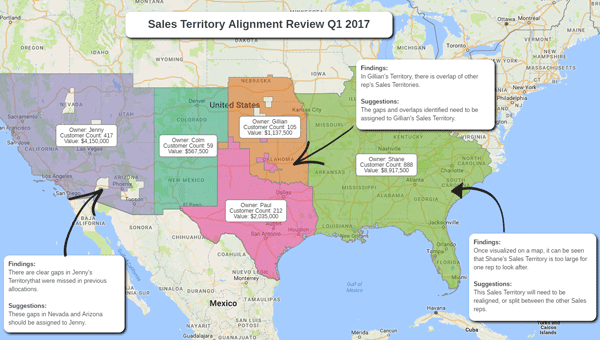 Use case sales territory alignment