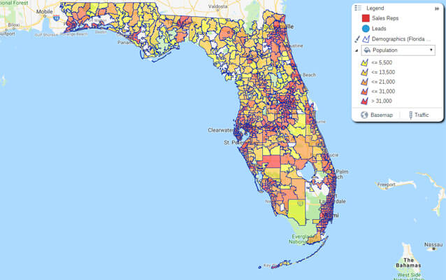 Zip Code Mapping Software For Analysis And Territories Espatial